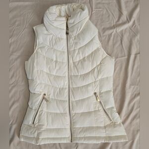 Calvin Klein Cream Quilted Vest for Women